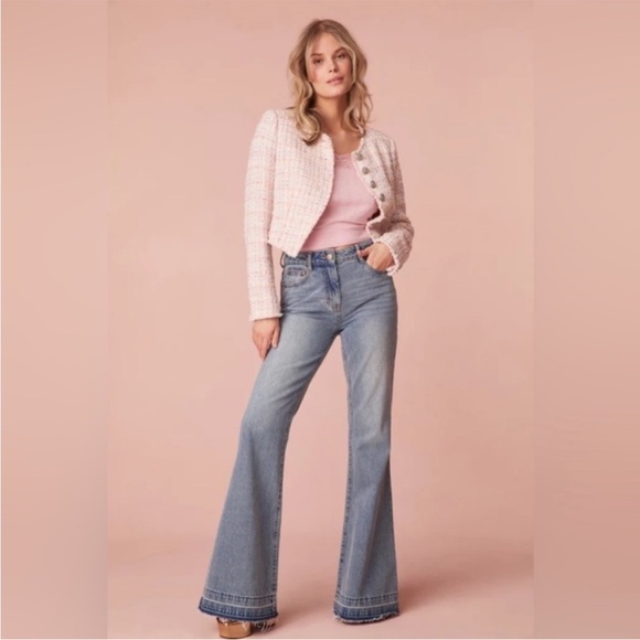 LoveShackFancy Denim - LoveShackFancy Kala Flare Jeans